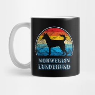 Norwegian Lundehund Vintage Design Dog Mug